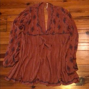 Free People Embroidered Tunic